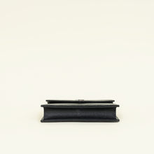 YSL Black Cassandre Envelope Chain Wallet
