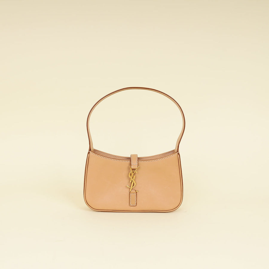 YSL Beige Le 5 À 7 Mini Hobo Bag