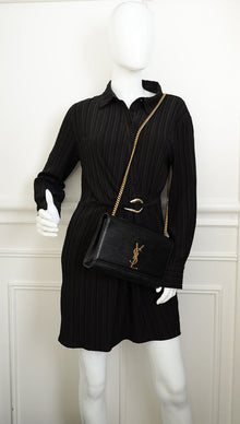 YSL Black Kate Chain Shoulder Bag