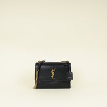 YSL Black Sunset Small Shoulder Bag