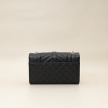 YSL Black Monogram Mix Quilted Small Chain Bag