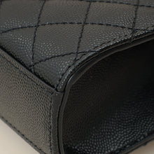 YSL Black Monogram Mix Quilted Small Chain Bag