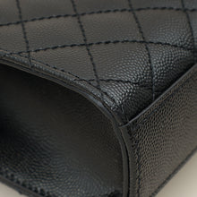YSL Black Monogram Mix Quilted Small Chain Bag