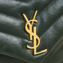 YSL Forest Green LouLou Small Shoulder Bag
