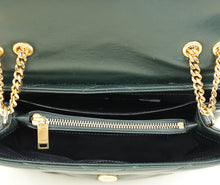YSL Forest Green LouLou Small Shoulder Bag