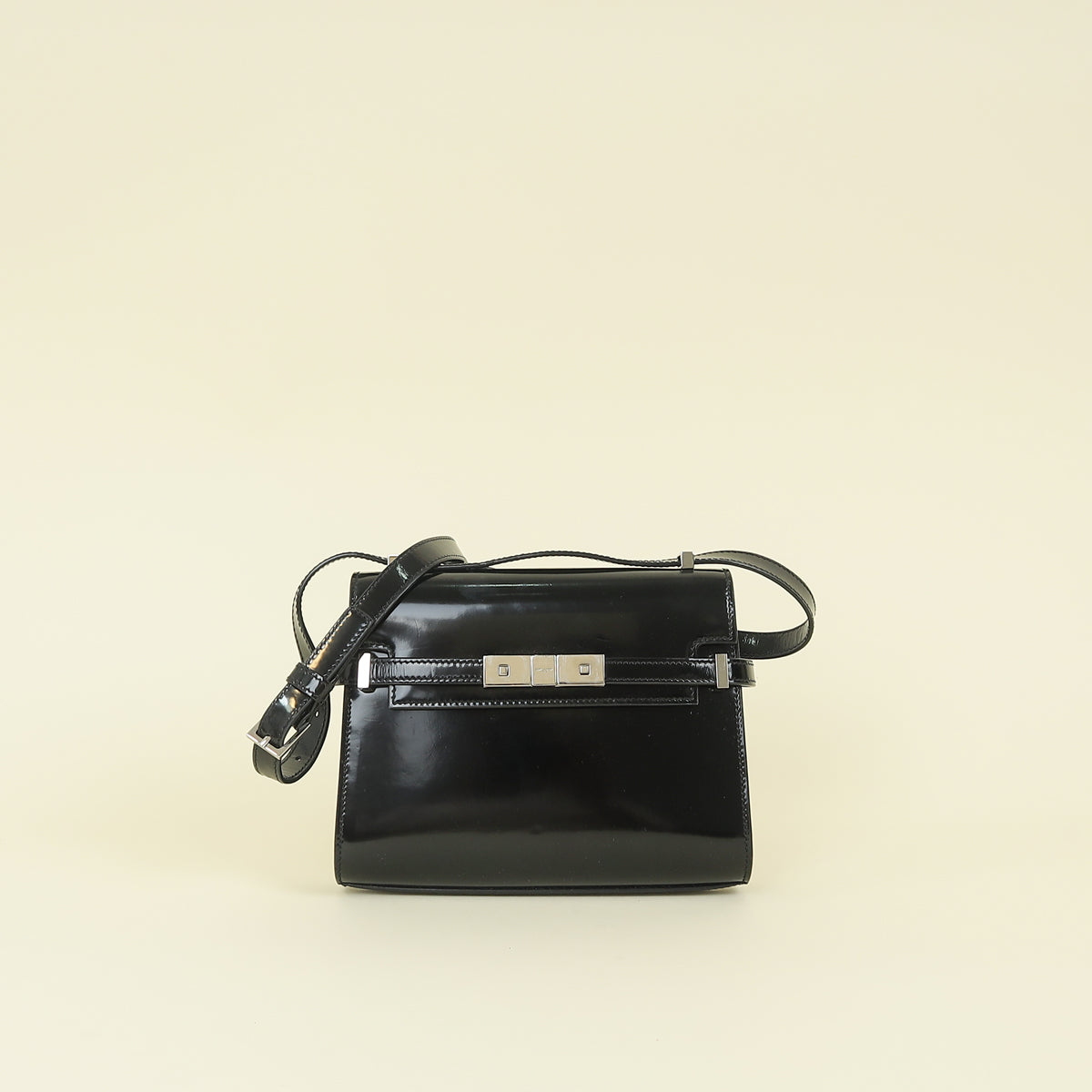 YSL Black Mini Manhattan Shoulder Bag
