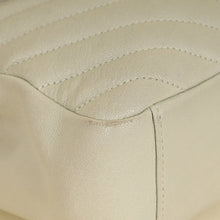 YSL Vintage Blanc College Medium Shoulder Bag