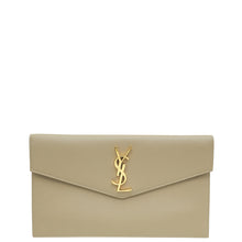 YSL Beige Uptown Pouch