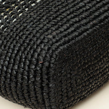 YSL Black Raffia Maxi  Icare Shopping Bag