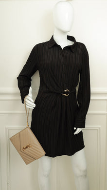 YSL Beige Monogram Cassandre Flap Pouch