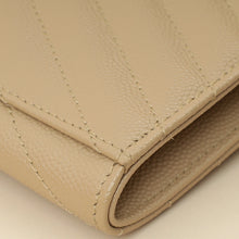 YSL Beige Monogram Cassandre Flap Pouch