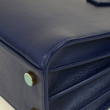 YSL Navy Blue Sac De Jour Nano Bag