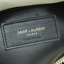 YSL Blanc Vintage College Chevron Medium Bag