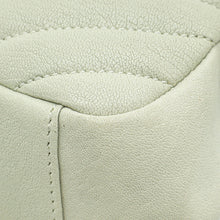 YSL Blanc Vintage College Chevron Medium Bag