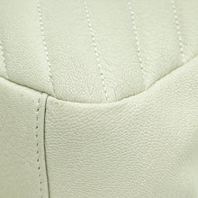 YSL Blanc Vintage College Chevron Medium Bag