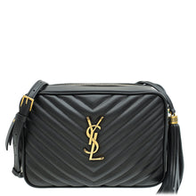 YSL Black Lou Quilted Camera Bag