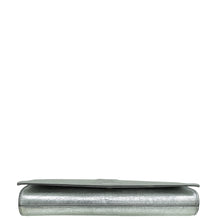 YSL Metallic Silver Belle De Jour Clutch