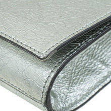 YSL Metallic Silver Belle De Jour Clutch