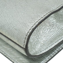 YSL Metallic Silver Belle De Jour Clutch