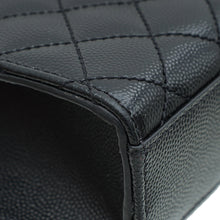 YSL So Black Mix Quilted Envelope Medium Shoulder Bag