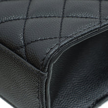 YSL So Black Mix Quilted Envelope Medium Shoulder Bag