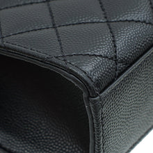 YSL So Black Mix Quilted Envelope Medium Shoulder Bag