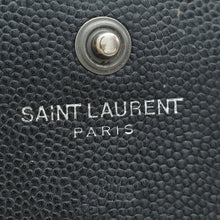 YSL Black Cassandre Classic Wallet On Chain