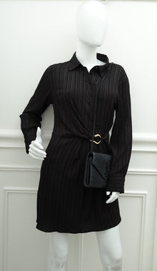 YSL Black Cassandre Classic Wallet On Chain