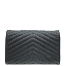 YSL Black Cassandre Classic Wallet On Chain