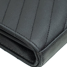 YSL Black Cassandre Classic Wallet On Chain