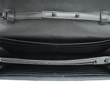 YSL Black Cassandre Classic Wallet On Chain