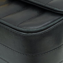 YSL Black Vicky Medium Flap Shoulder Bag