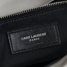 YSL Grey Loulou Puffer Large Flap Chain Bag