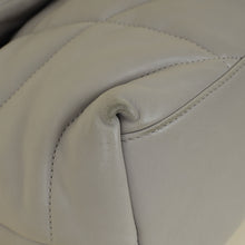 YSL Grey Loulou Puffer Large Flap Chain Bag