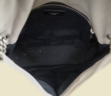 YSL Grey Loulou Puffer Large Flap Chain Bag