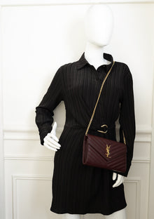 YSL Wine Cassandre Wallet On Chain