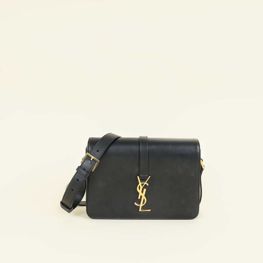 YSL Black Monogram Universite Shoulder Bag