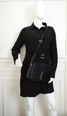 YSL Black Monogram Universite Shoulder Bag