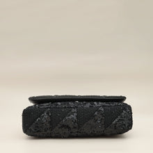 YSL Black Jamie Sequin-Embellished Shoulder Bag
