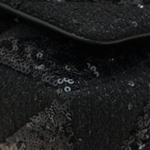 YSL Black Jamie Sequin-Embellished Shoulder Bag