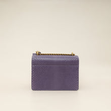 YSL Purple Python Sunset Small Shoulder Bag