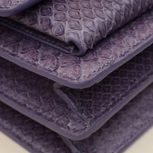 YSL Purple Python Sunset Small Shoulder Bag