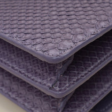 YSL Purple Python Sunset Small Shoulder Bag