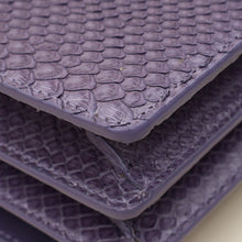 YSL Purple Python Sunset Small Shoulder Bag