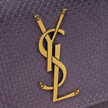 YSL Purple Python Sunset Small Shoulder Bag