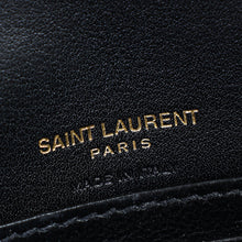YSL Emerald Green Croco Embossed Kate Belt Bag