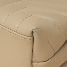 YSL Beige Loulou Small Flap Shoulder Bag