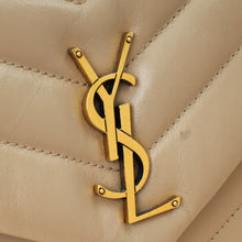 YSL Beige Loulou Small Flap Shoulder Bag