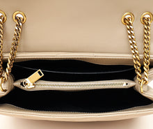 YSL Beige Loulou Small Flap Shoulder Bag