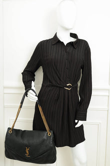 YSL Black Calypso Large Bag